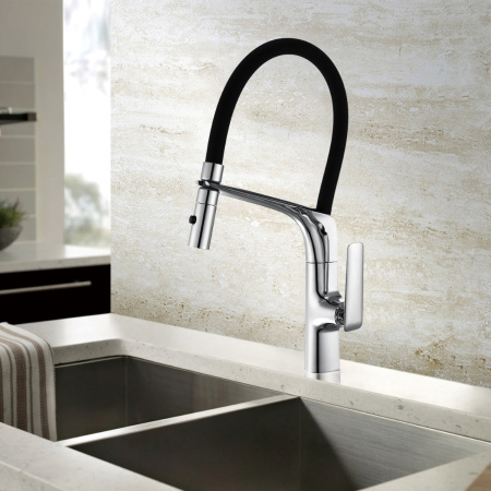 Смеситель для кухни Vincea VKF-115CH хром фото