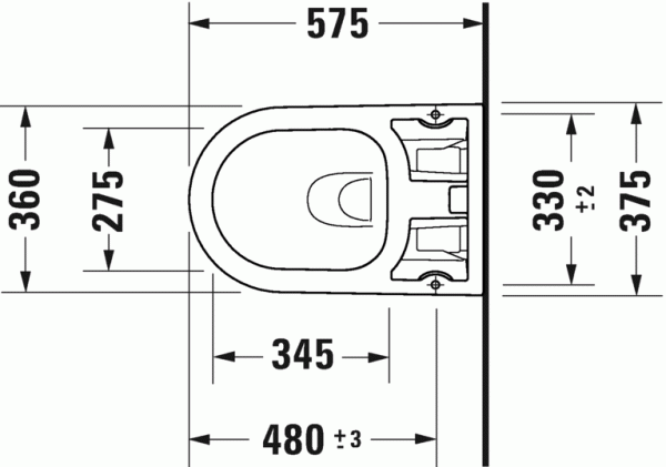 Комплект подвесной унитаз с инсталляцией Duravit ME by Starck 2510092000 фото