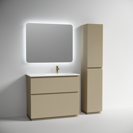 Тумба под раковину Sancos Folk Floor FL100FRCP капучино фото