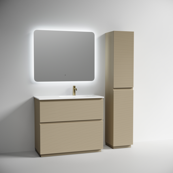 Тумба под раковину Sancos Folk Floor FL100FRCP капучино фото