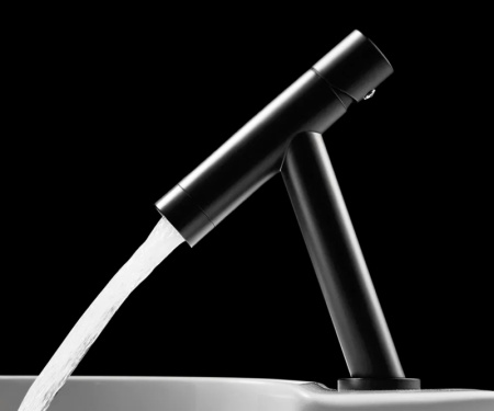 Смеситель для раковины Bronze de Luxe Liberty 102B черный матовый фото