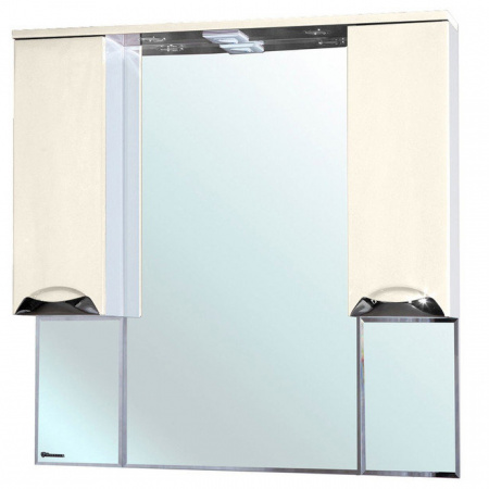 Зеркало-шкаф с подсветкой Bellezza Белла-105 Люкс бежевый фото