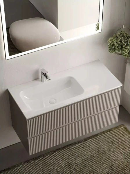 Тумба под раковину Sancos Snob R SNR100LSM Doha Soft фото