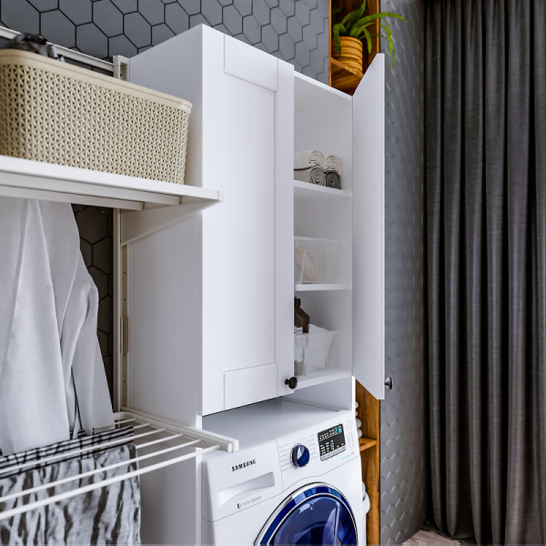 Шкаф над стиральной машиной Бриклаер Хелена 64 4627125416422 фото