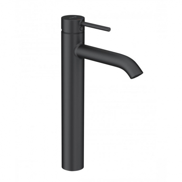 Высокий смеситель для раковины Kludi Bozz 382863976 черный матовый фото