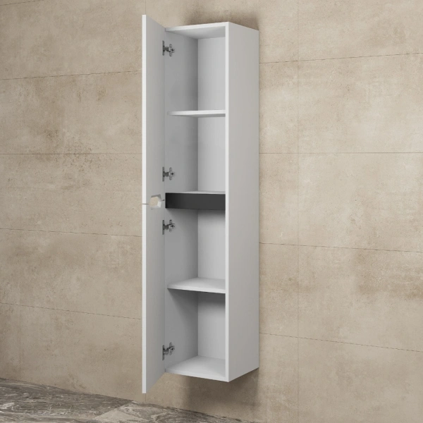 Шкаф-пенал Uperwood Tanos 29102022511 белый/графит фото