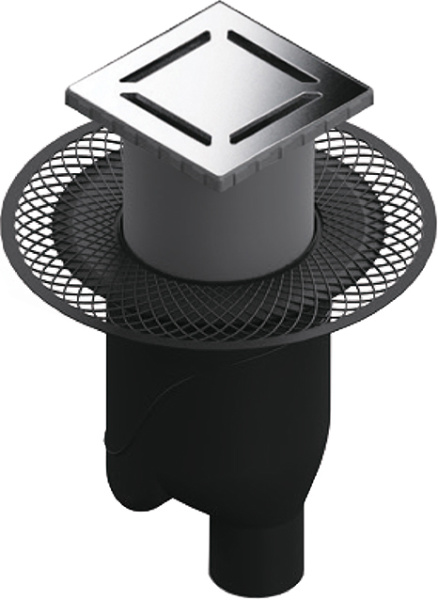 Душевой трап Berges Wasserhaus Platz Norma 090059 15x15 см с вертикальным сифоном фото