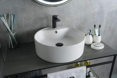 Накладная раковина GID 9008В 46х46 фото