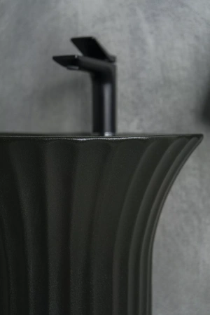 Напольная раковина Gid Nb132bg черный графит фото