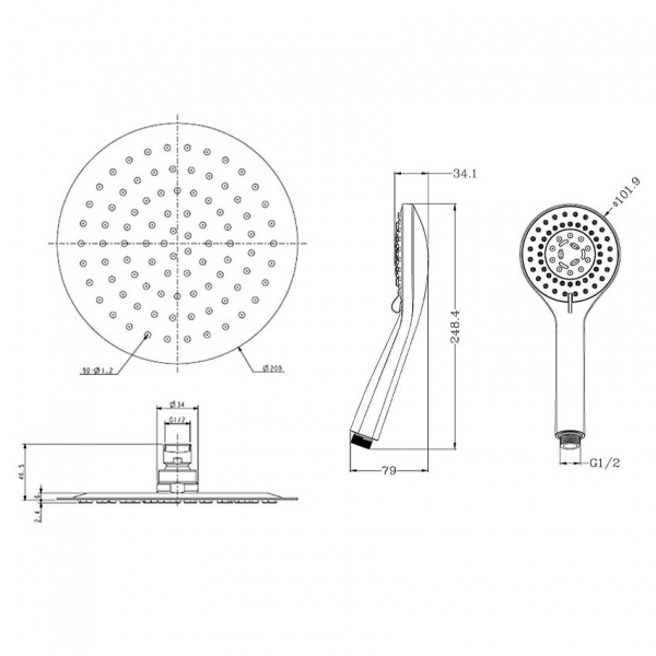 Душевая система (стойка) Omnires Y SYSONTARIOCR фото