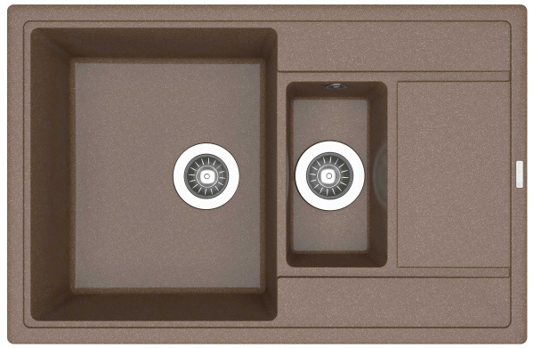 Кухонная мойка ЛИПСИ 780К Florentina 20.250.D0780 мокко фото