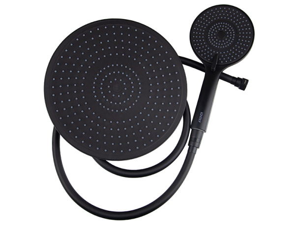 Душевая система с термостатом Kaiser Serio 05577-2 черная матовая фото