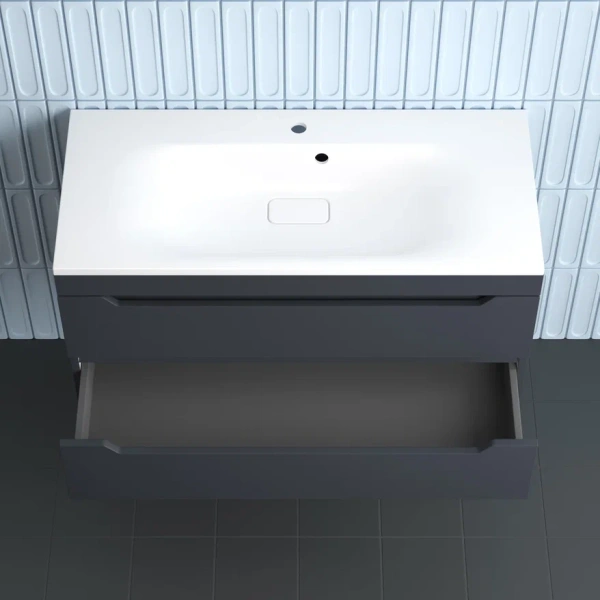 Тумба подвесная Style Line Остин 100 ЛС-00002408 графит фото