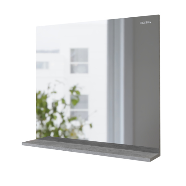 Зеркало с полочкой Grossman Эдванс 80 208007 фото