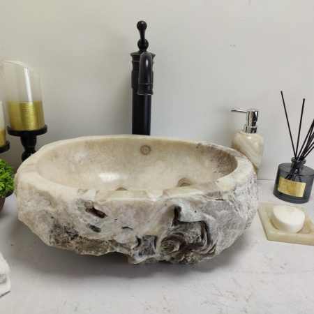 Накладная раковина из оникса Erozy BL EO-00722 (41*32*15см) фото