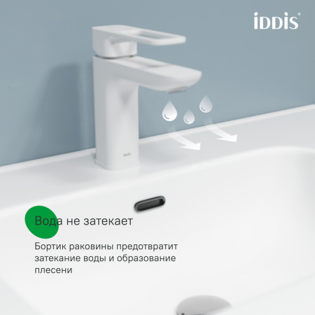 Тумба с раковиной Iddis Edifice 80 см EDI80W0i95K фото