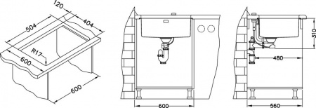 Мойка для кухни Alveus Kombino 50 фото