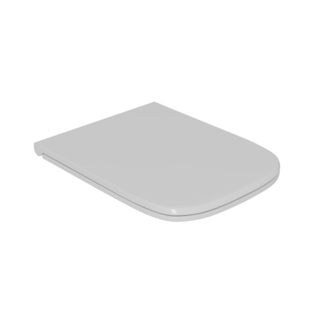 Безободковый подвесной унитаз D&K Quadro DT1516016 с сиденьем S/C фото