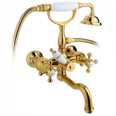 Смеситель для ванны с душем Timo Nelson 1944YCR gold фото