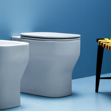 Унитаз приставной Azzurra Glaze GLZ100/P bi фото