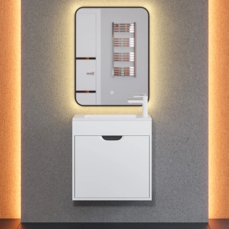 Тумба под раковину Uperwood Modul 60 2930205363 белая/графит фото