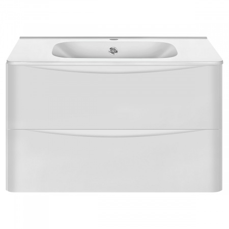 Тумба под раковину Vincea Paola VMC-2P800GW 80 см белая фото