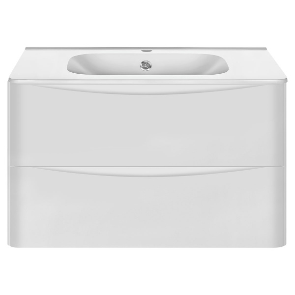 Тумба под раковину Vincea Paola VMC-2P800GW 80 см белая фото