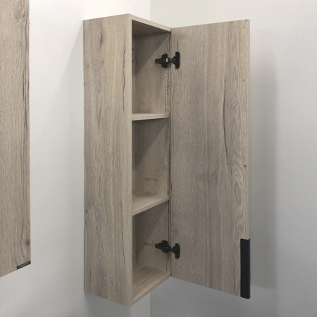 Шкаф подвесной Comforty Бонн 35 00-00008476 графит/дуб дымчатый фото