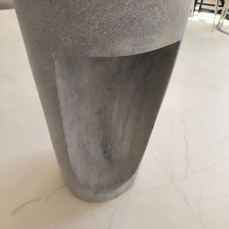 Напольная раковина из речного камня Indo RN-04176 46x46 фото