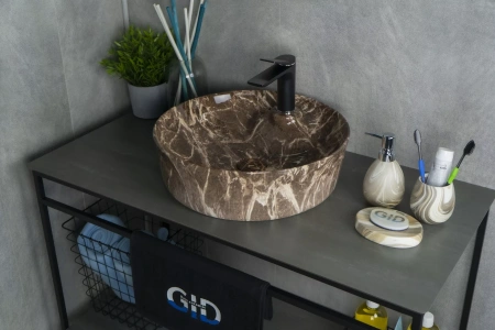 Накладная раковина GID MNC536 45х45 фото