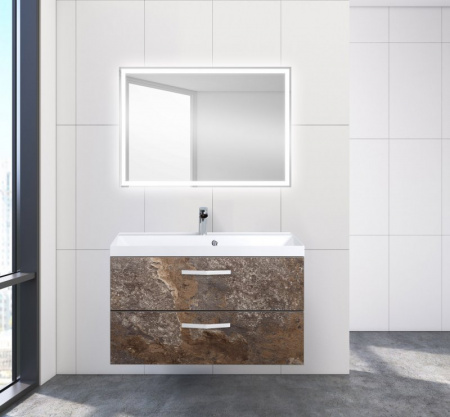 Тумба под раковину Belbagno Aurora AURORA-900-2C-SO-AV Ardesia Variegato фото