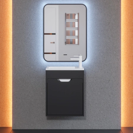 Тумба под раковину Uperwood Modul 50 2930205360 черная фото