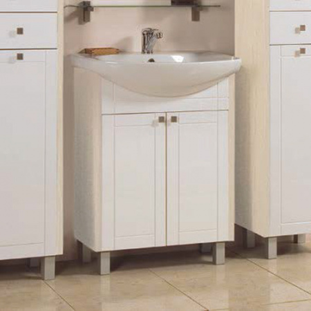 Тумбу под раковину Акватон Альпина 65 1A133401AL530 дуб молочный фото