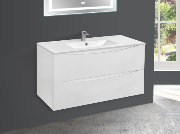 Тумба под раковину Vincea Mia 100 VMC-2MC100GW G.White фото