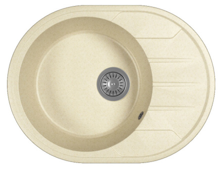 Кухонная мойка ЛИАНА 620 BAMBOO 29.020.B0620 белый фото