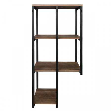 Стеллаж подвесной Comforty Порто-50 дуб тёмно-коричневый фото