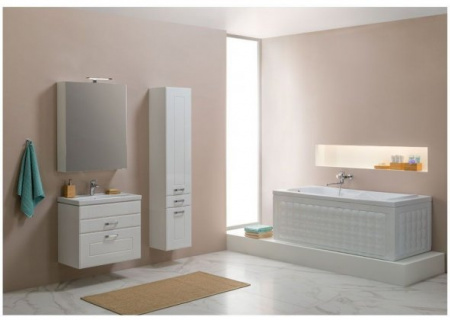 Шкаф-пенал для ванной Aquanet Рондо 35 00189159 фото