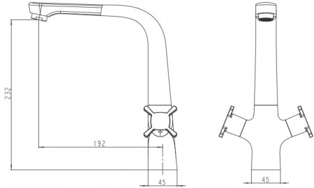 Смеситель для кухни Kaiser Cuatro 58033 фото