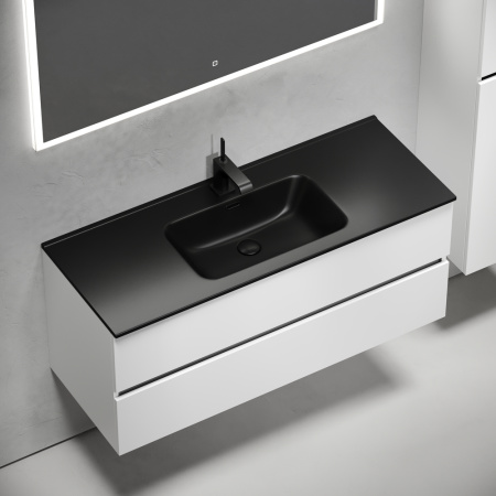 Тумба под раковину Sancos Urban UR120-1W белый глянец фото