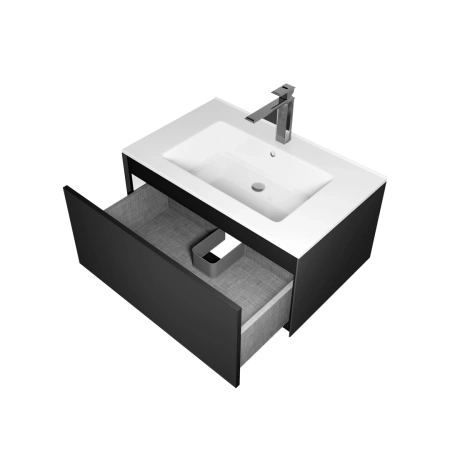 Тумба под раковину Uperwood Parma 75 3930205464 черная фото