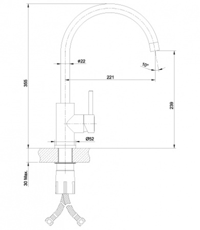 Смеситель для кухни Lemark Expert LM5078S фото