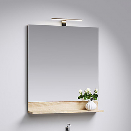 Зеркало с полочкой Aqwella Фостер 80 FOS0208DS фото