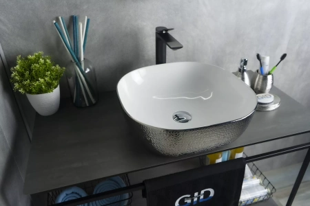 Накладная раковина GID Luxe Line D1301H021 42,5х42,5 фото