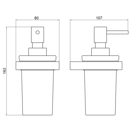 Дозатор для жидкого мыла Timo Petruma 15239/03 Черный фото
