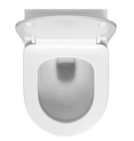 Подвесной унитаз безободковый WasserKRAFT Mindel H002.E034 с сиденьем фото