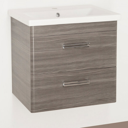 Тумба под раковину Style Line Лотос 60, шелк зебрано, Plus фото
