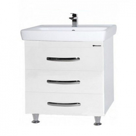 Тумба под раковину Bellezza Рокко-70 белая напольная фото