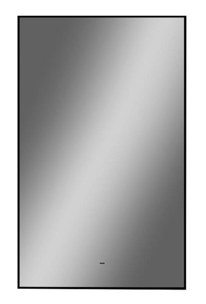 Зеркало с подсветкой Art&Max Sorrento AM-Sor-600-1200-DS-F 60x120 черное фото