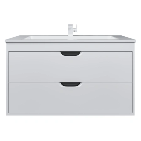 Тумба под раковину Uperwood Modul 100 2930205356 белая/графит фото