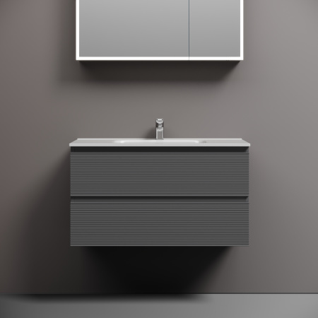 Тумба под раковину Sancos Folk FL90GS Grey soft фото